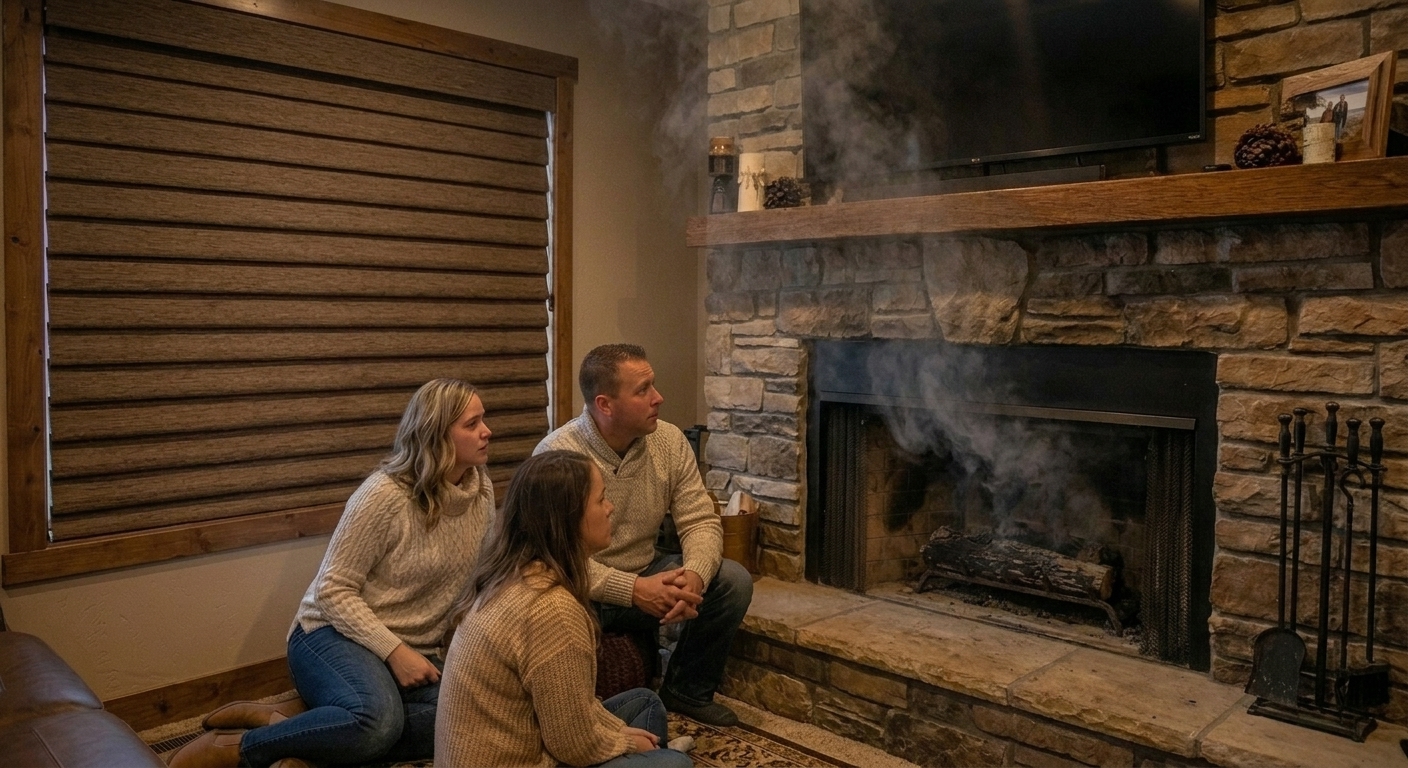 Smoke backup in Twin Falls home caused by draft and chimney issues