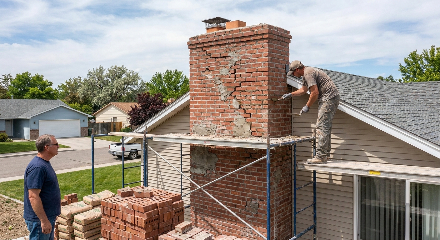 Can Cracked Chimney Masonry in Nampa Be Repaired?